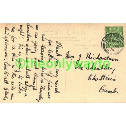 Inner Quadrangle, All Souls, Oxford, Oxon, Postcard, 1914