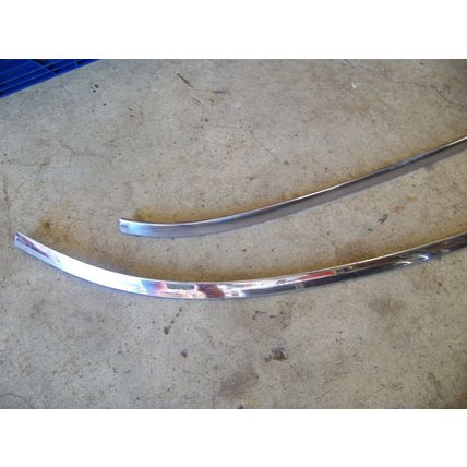 1965 DODGE CORONET 2D TWO DOOR FRONT WINDOW TRIM OEM 2 PCS PLYMOUTH BELVEDERE