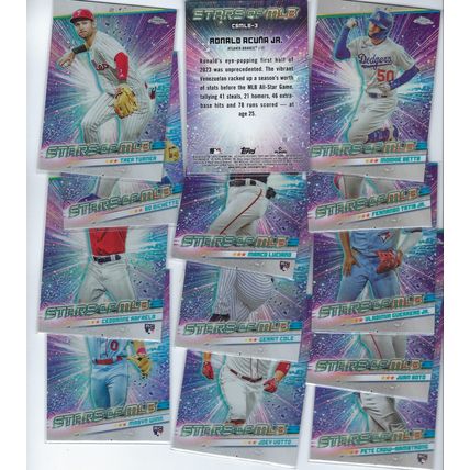 2024 TOPPS - STARS OF MLB - CHROME LOT