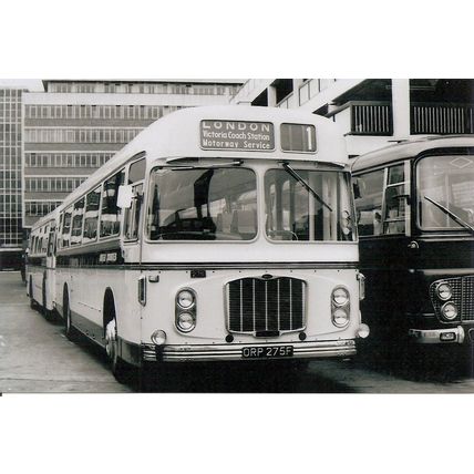 Black & White Photograph of United Counties Omnibus Co. Ltd. - ORP 275F