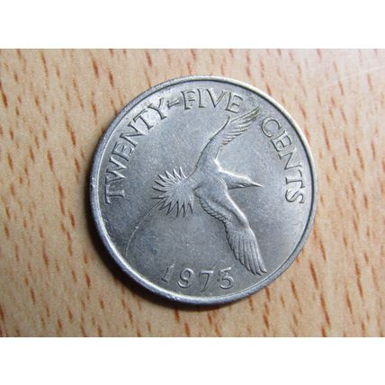 Bermuda 1973 25 Cents Coin