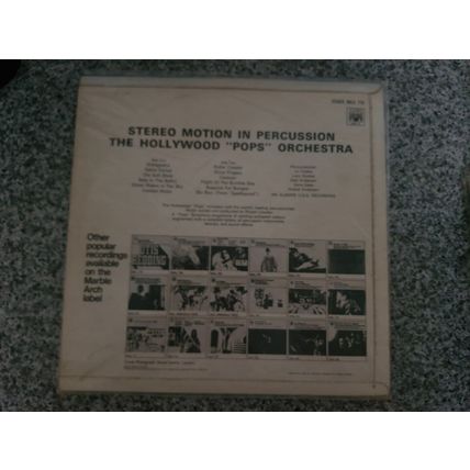 The Hollywood "Pops" Orchestra – Stereo Motion In Percussion (MALS775) 1968 (LP)