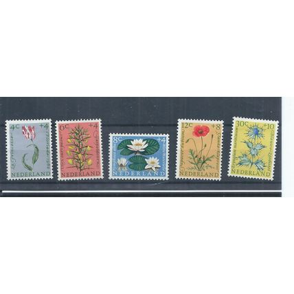 Netherlands stamps. 1960 Cultural & Social Relief Fund Flowers MH (AC598)