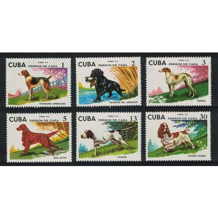 Caribic Hunting Dogs 6v 1976 MNH SG#2267-2272