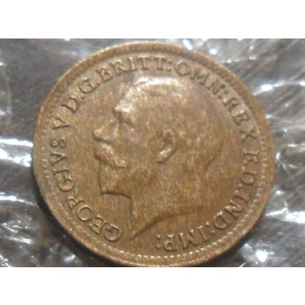 1913 George V Third Farthing - Issued for Malta.