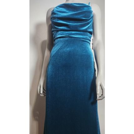 Sexy Beautiful Dress Women's Emerald Green Velvet V Neck Party Formal NWT