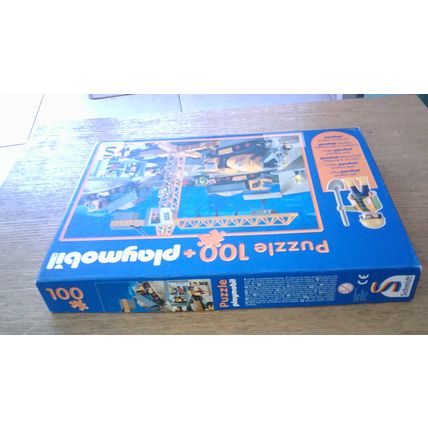 PLAYMOBIL PUZZLE: BUILDING SITE Jigsaw Puzzle (100 Piece) Schmidt (2004)