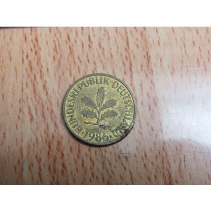 1986g 10 Pfennig Germany Coin
