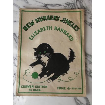 New Nursery Jingles (Elizabeth Barnard - 1939) Childrens Music Song Singing Book