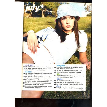Teen Magazine July 2001 BRITNEY SPEARS 20 years old KEEPING IN TOUCH VG