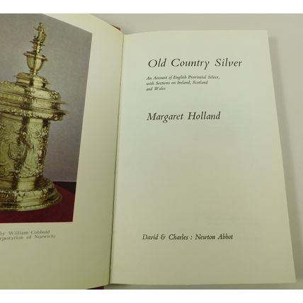 Vintage Old Country Silver First Edition 1971 Book Provincial Hallmarks &c HBDJ