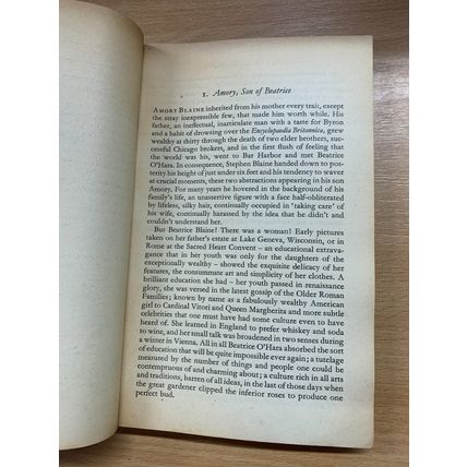 1963 F SCOTT FITZGERALD "THIS SIDE OF PARADISE" PENGUIN #1867 PB BOOK (P2)