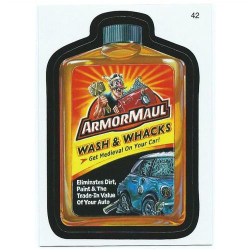 2010 Wacky Packages ANS 7 - #42 - ArmourMaul Wash & Whacks