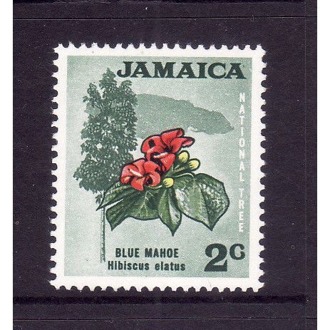 JAMAICA 1970 SG 308 2c BLUE MAHOE U/M MINT