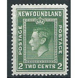 Newfoundland 1938 SG265 2c Green Mounted Mint ... .