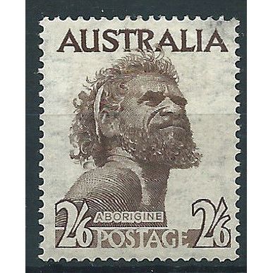 Australia 1952 SG253 2/6d Deep Brown Mounted Mint ....