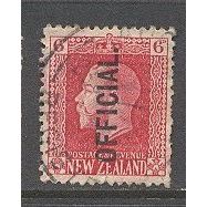 NewZealand.O102 6d King George V (Carmine).Variety Unchecked.Fine Used.Nov15b