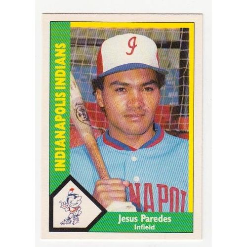 1990 CMC Indianapolis Indians Jesus Paredes baseball card #21