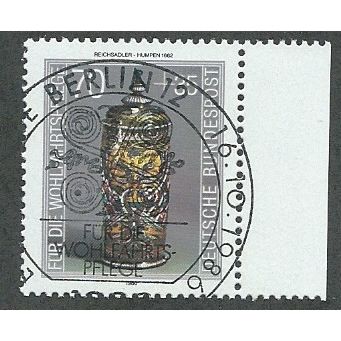 GER 1986 70pf+35 'RELIEF FUNDS -GLASSWARE' FINE USED (EBID49-408)