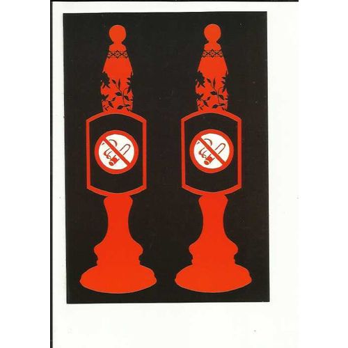 Advertising NO SMOKING Postcard