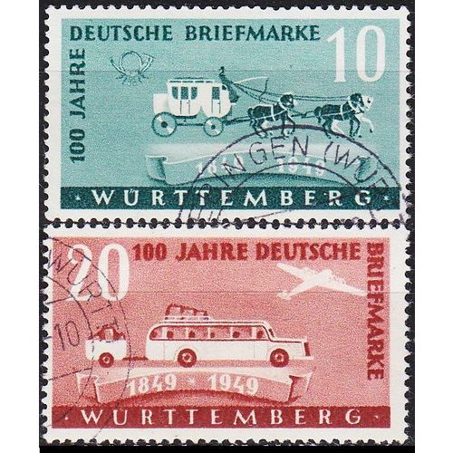 GERMANY Alliiert Franz. Zone [Württemberg] MiNr 0049-50 ( O/used )