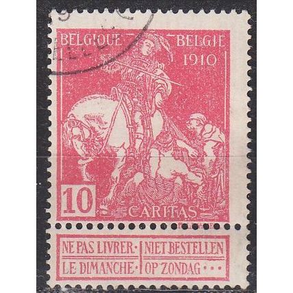 BELGIEN BELGIUM [1910] MiNr 0088 I ( O/used )