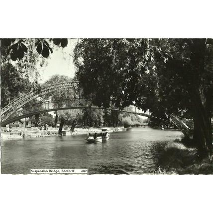 BEDFORD Suspension Bridge Postcard (4987)