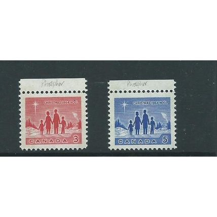 Canada christmas 1964 sg560p sg 560p set phosphor mnh