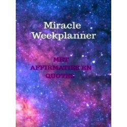 Miracle week planner met affirmaties en quotes