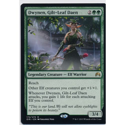 Magic the Gathering MTG Origins 172/272 Dwynen, Gilt-Leaf Daen