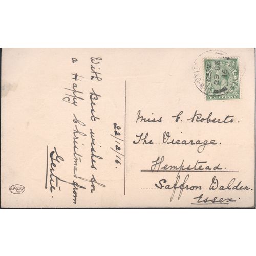 Antique PC 1916 - Christmas Greeting