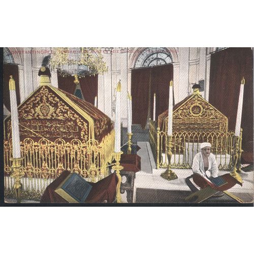 Vintage Turkey PC - Constantinople, Tombeaux Du Sultan Azz Iet Du Sultan Mahmood