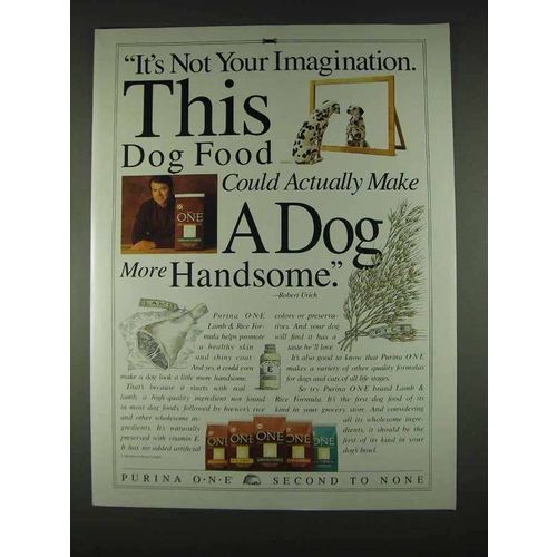1996 Purina ONE Dog Food Ad - Robert Urich