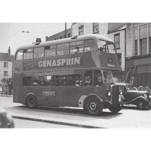 AEC Regent Double Decker With Willowbrook Body Trent Motor Traction Bus Postcard