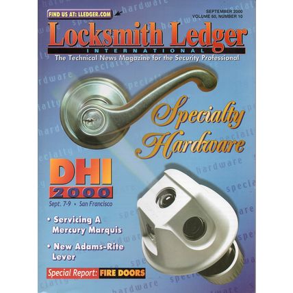 Locksmith Ledger International Magazine September 2000