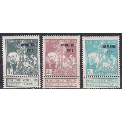 BELGIEN BELGIUM [1911] MiNr 0081 III ex ( */mh ) [01]