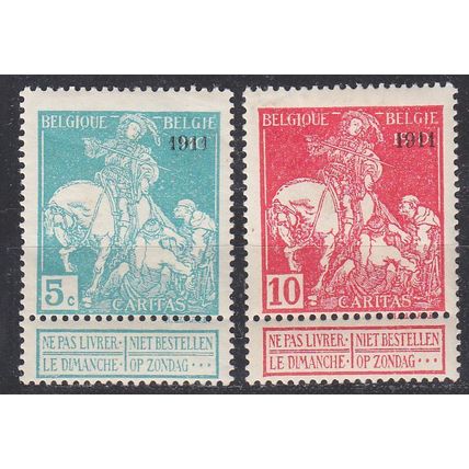 BELGIEN BELGIUM [1911] MiNr 0081 II ex ( */mh ) [01]