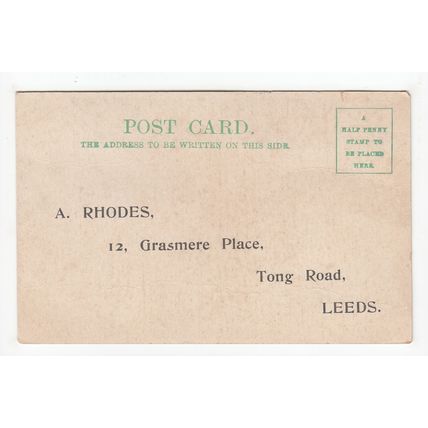Health Cocoa Early Advertising Postcard Creased