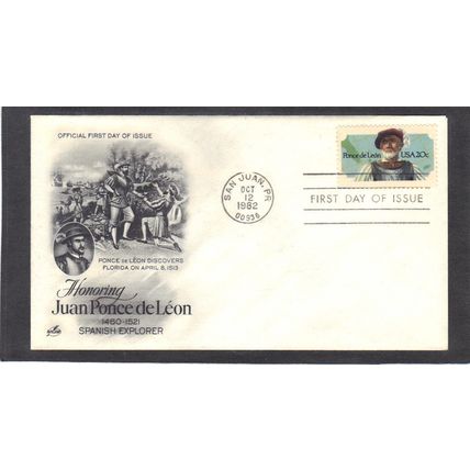 FDC Art Craft 2024 20c Juan deLeon (Cachet-U/A) CV00100