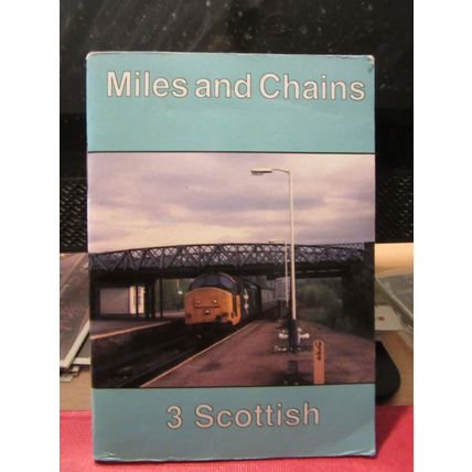no 3. SCOTTISH.. MILES AND CHAINS by Geoffrey Hurst 1990 3rd edition p/b vgc