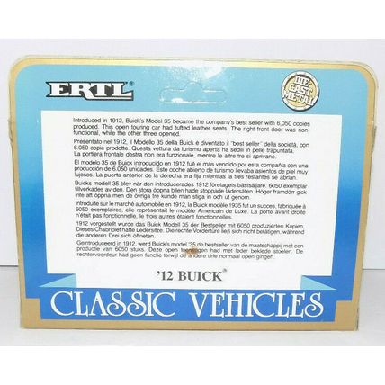 ERTL 1912 Buick Model 35 Classic Vehicles Diecast 1:43