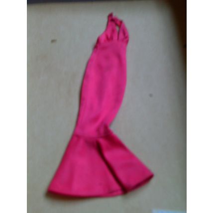 Barbie Doll pink dress flare bottom vintage 90s