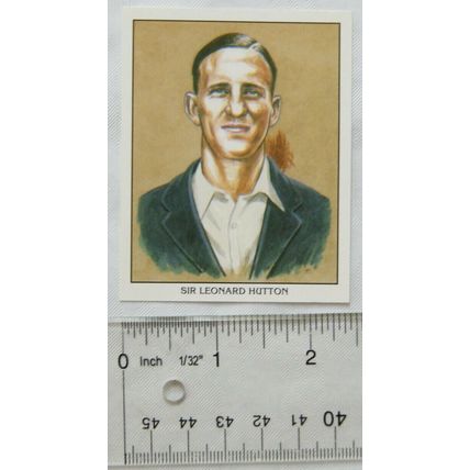 Yorkshire Test Cricketers Card No. 9 Sir Leonard Hutton