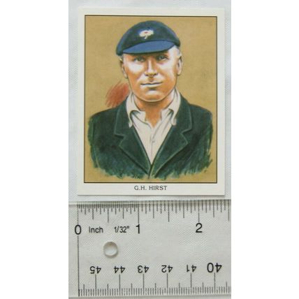 Yorkshire Test Cricketers Card No. 8 G. H. Hirst