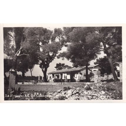 La Fontasse Calanques French Plain Back Vintage Real Photo Postcard