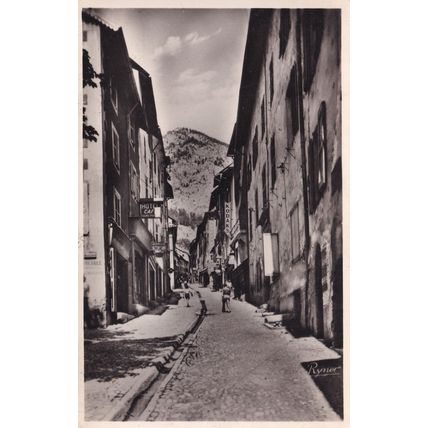Briancon Haute Alpes Grand Rue Real Photo Postcard
