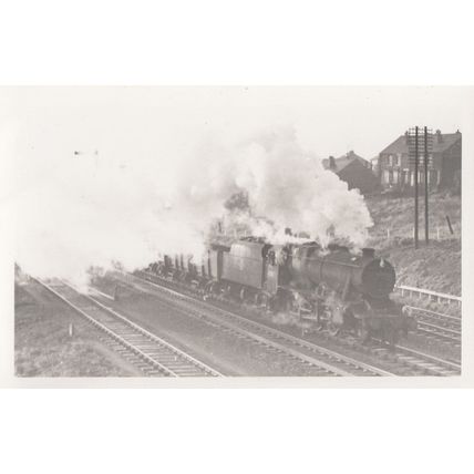 Train At Kilnhurst Station Vintage Railway Photo