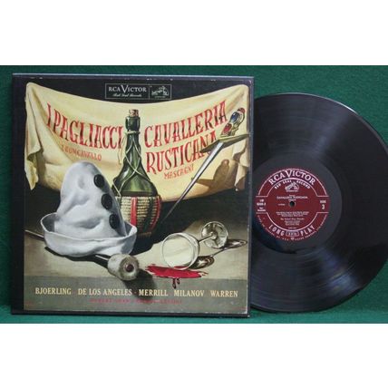 Bjoerling/Los Angeles/Cellini - I Pagliacci/Cavalleria Rusticana - LM 6106 - EX