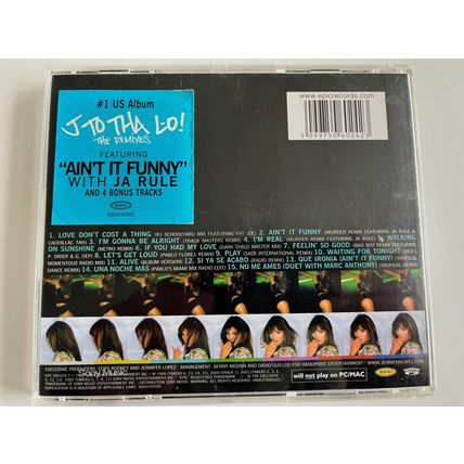JENNIFER LOPEZ - J TO THA L-O! - THE REMIXES (UK AUDIO CD, 2002)