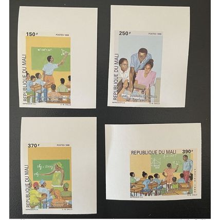 Mali 1999 Mi. 2435 - 2438 ND Imperf Journée Mondiale Enseignants 4 val. MNH**
